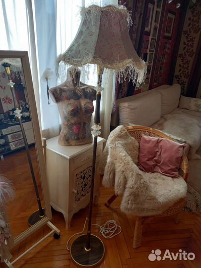 Предметы декора торшер винтаж