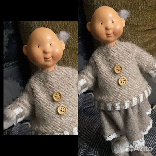 Кукла пупс старинная