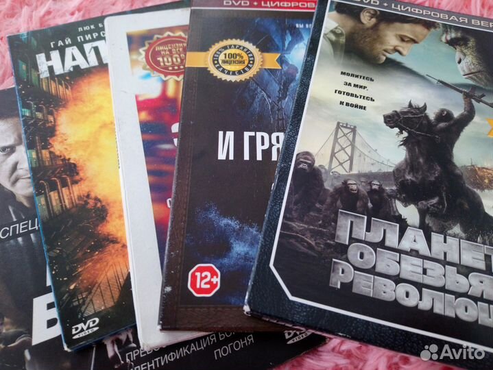 DVD фильмы в бумажных боксах