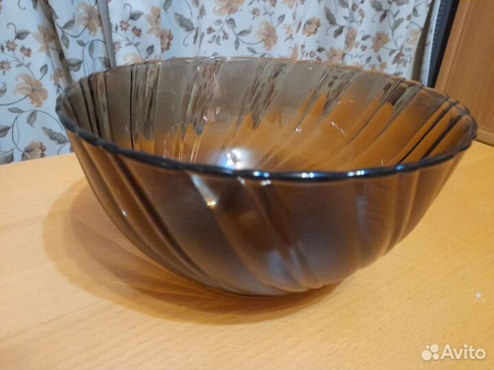 Набор черной, стеклянной посуды (Франция)