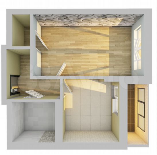 1-к. квартира, 35,9 м², 10/25 эт.