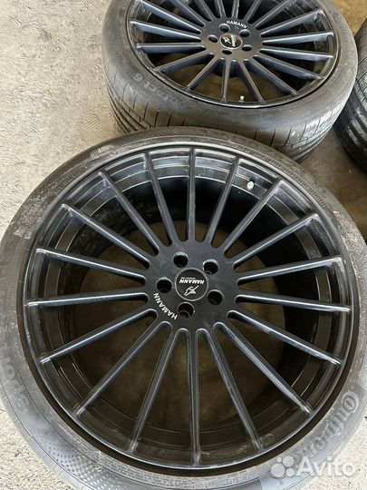 Кованные диски hamman R23 с шинами Continental