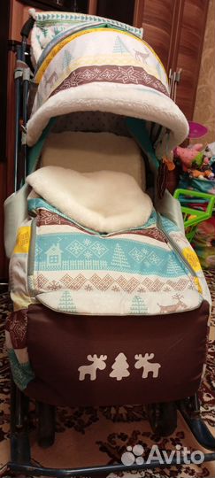 Санки коляска ника 7-3