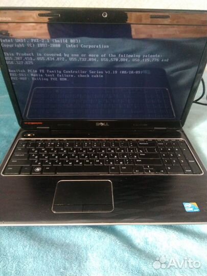 Ноутбук Dell на запчасти