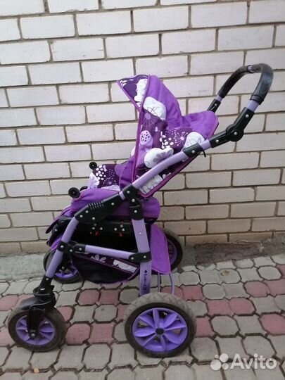 Прогулочная детская коляска Teddy Platinum