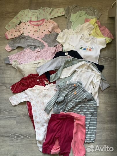 Слипы, боди, штаны 62-68