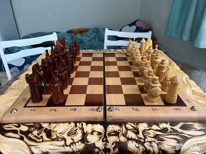 Шахматы деревянные ручной работы