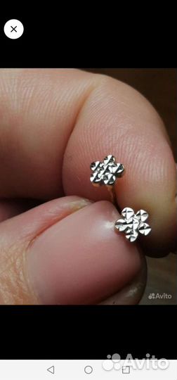 Золотые серьги 585 пробы