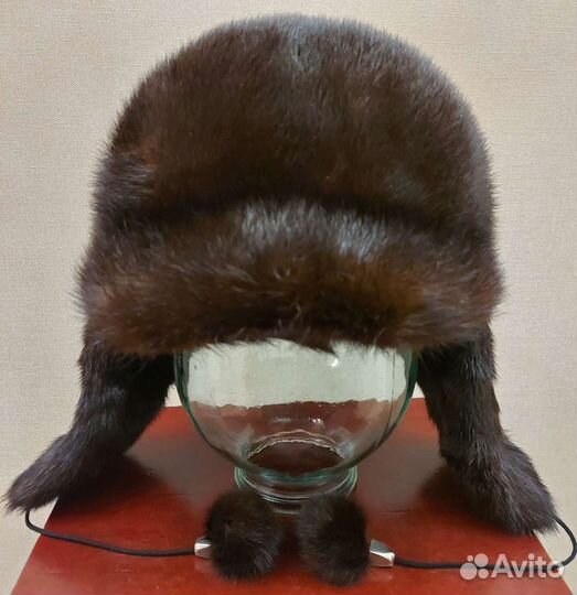 Шапка женская норковая, р.58-59