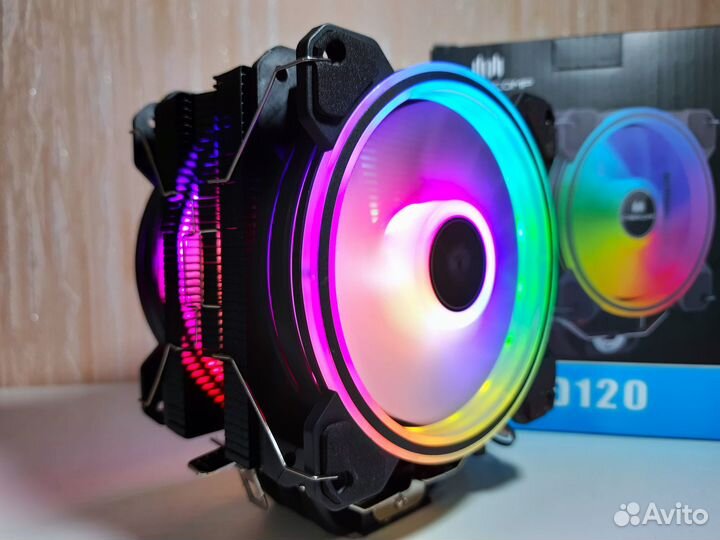 Новый Кулер Процессора Halo 6XT 2-FAN A-RGB V3