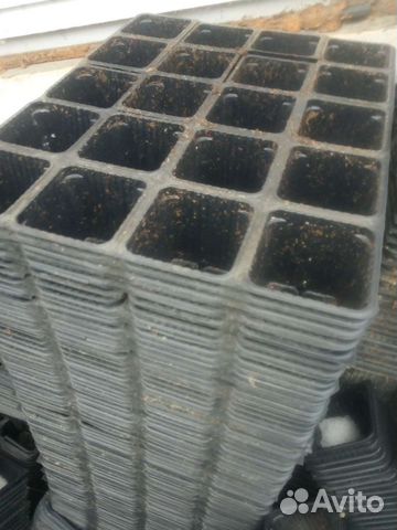 Стаканчики (1руб-шт) Кассеты для рассады бу