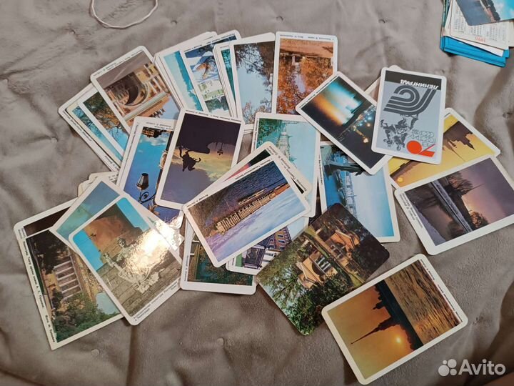 Советские календарики