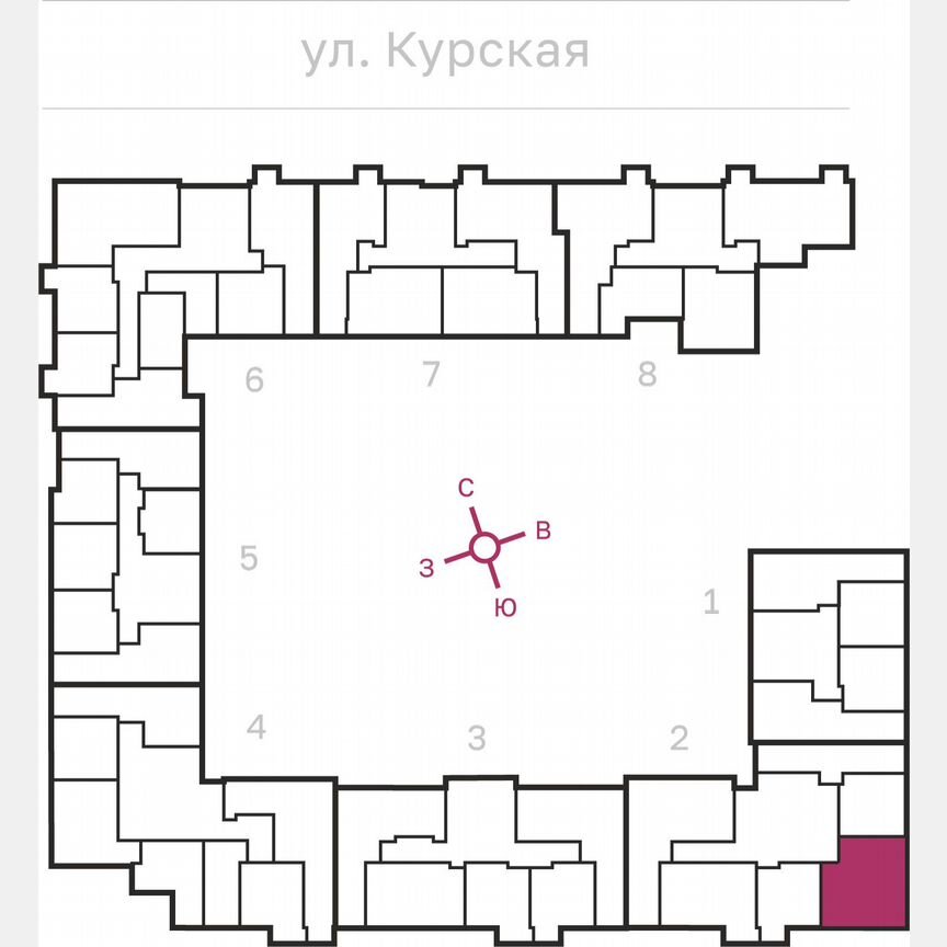 2-к. квартира, 68,3 м², 6/10 эт.