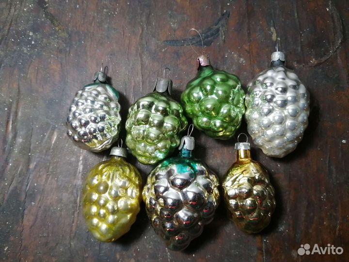 Елочные игрушки СССР разные