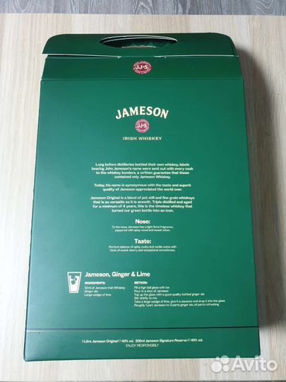 Бутылка (коробка) Jack Daniels, Jamison, Flor