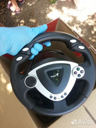 Продам руль с педалями. Вибро отдача