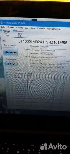 Жёсткий диск для ноутбука Samsung St1000lm024