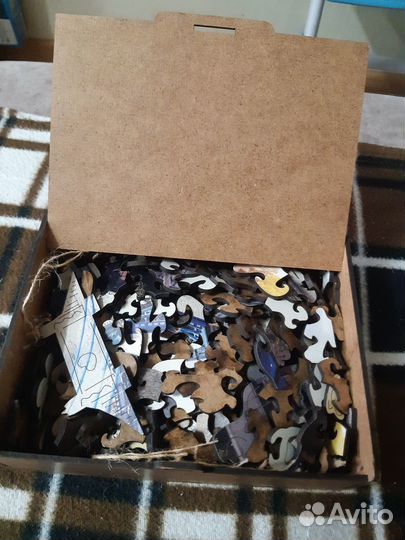 Деревянные фигурные пазлы