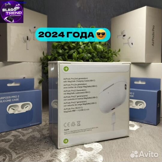 Airpods pro 2 type c premium + чехол (Арт.21497)