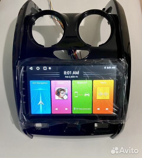 Магнитола 2 din android 2/32GB IPS Renault Daster