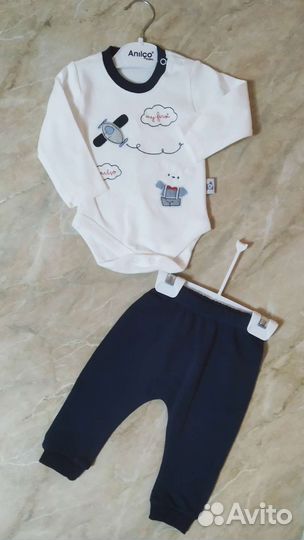 Костюм тройка д/ новорожденных Турция новый