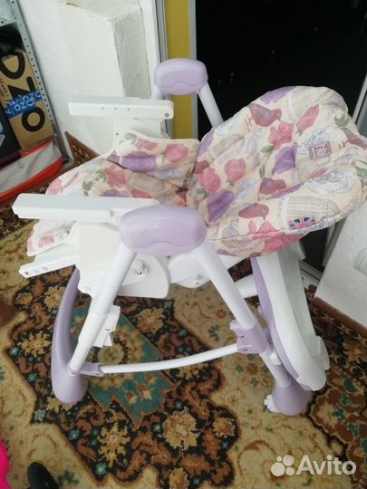 Стульчик для кормления Happy baby Kevin Violet