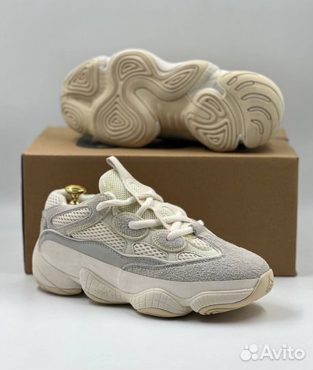 Кроссовки Adidas Yeezy 500 Bone White