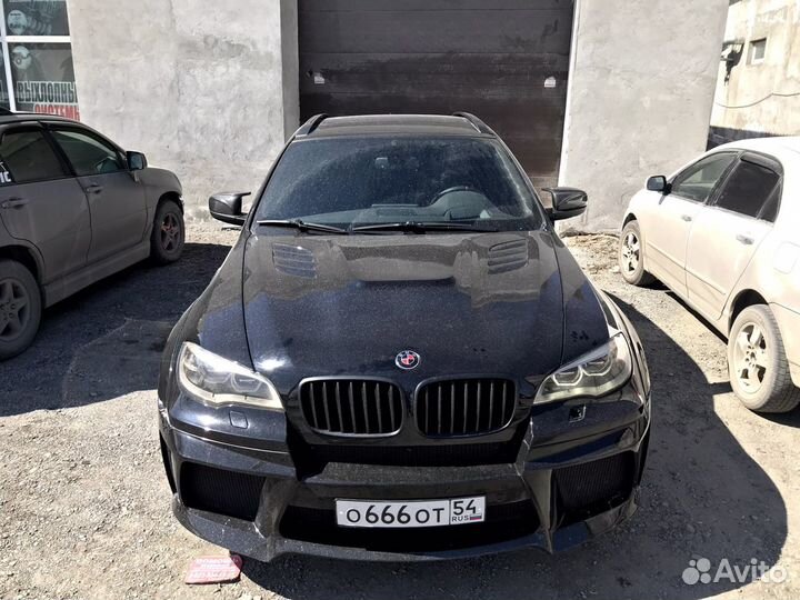 Передний бампер lumma для bmw x6 e71