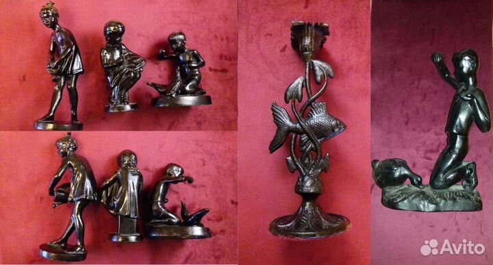 Чугунные статуэтки касли и другие