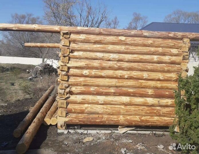 Сруб для бани 3х3 3х4 3х5 3х6 6х6