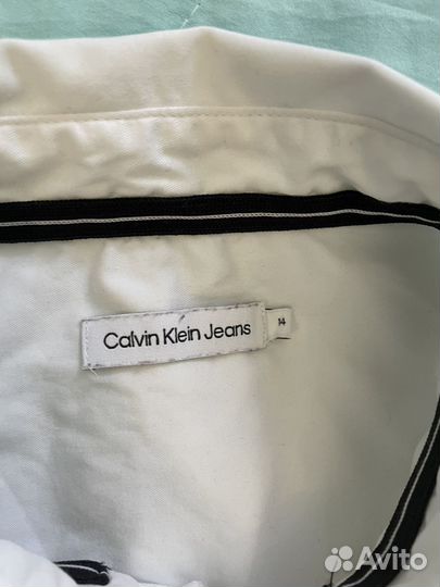 Белая рубашка Calvin Klein