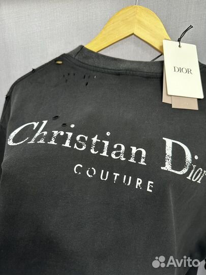 Футболка Christian dior оверсайз (унисекс)