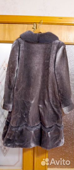 Шуба женская мутоновая