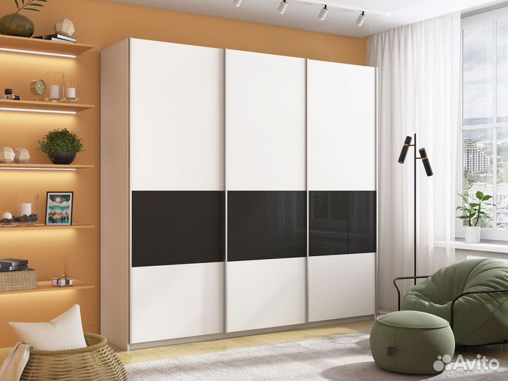 Шкаф купе 3-х дверный Прайм Широкий от производите