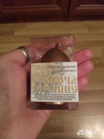 Свеча яйцо (ручная работа)