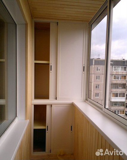 Остекление балконов и лоджии. Отделка лоджии