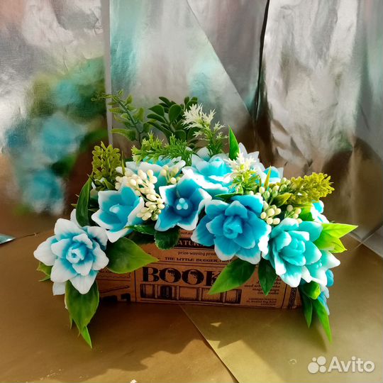 Цветы из мыла