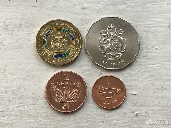 Монеты Фиджи,Папуа,Соломон. и Кука о-ва,Вануату