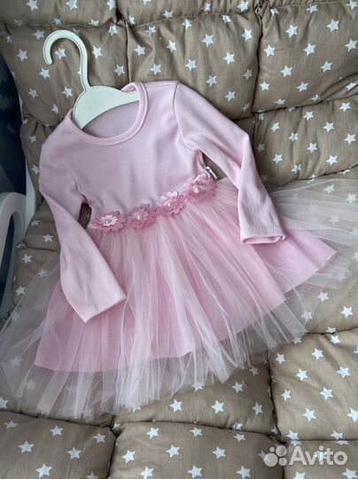 Платье для девочки 74 80