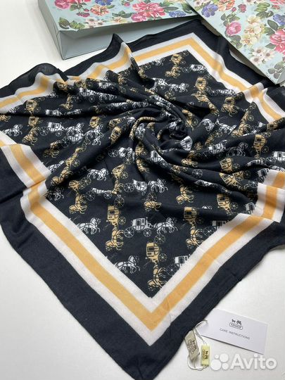 Кашемировый платок Coach 8 цветов