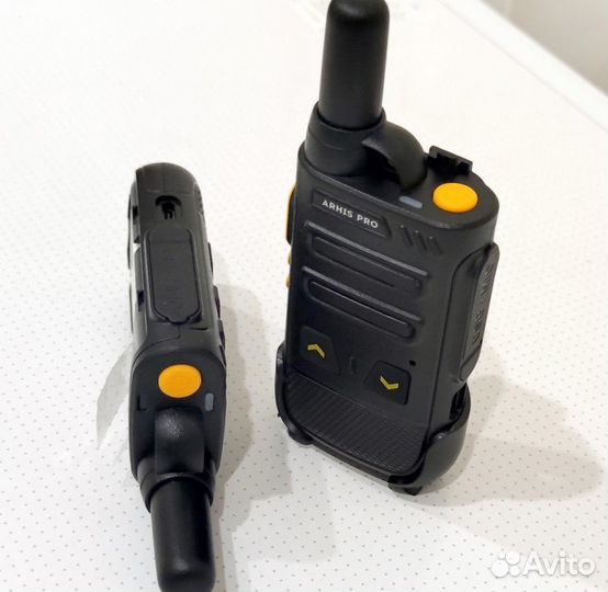 Легкая рация с наушником, комплект 2 штуки