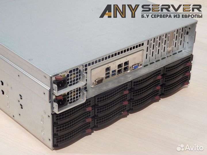 Сервер Supermicro 6048R 2x E5-2670v3 256Gb 36LFF