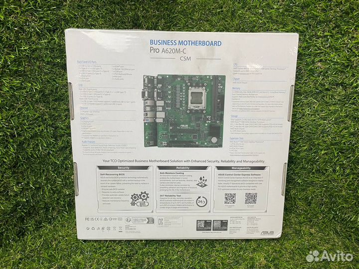 Материнская плата asus PRO A620M-C-CSM