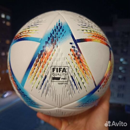 Футбольный мяч adidas al rihla Qatar 2022. Новый