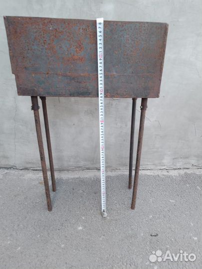 Мангал разборный 3 мм, шампура, маленький мангал