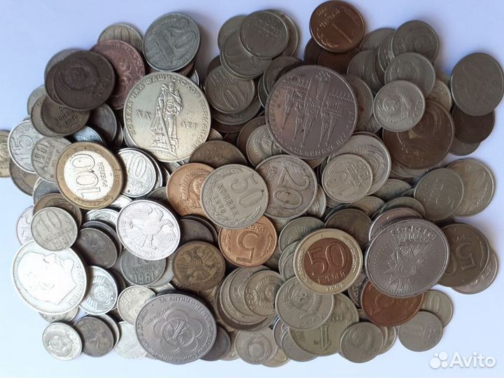 Монеты СССР- россия 1961-1993 г.г