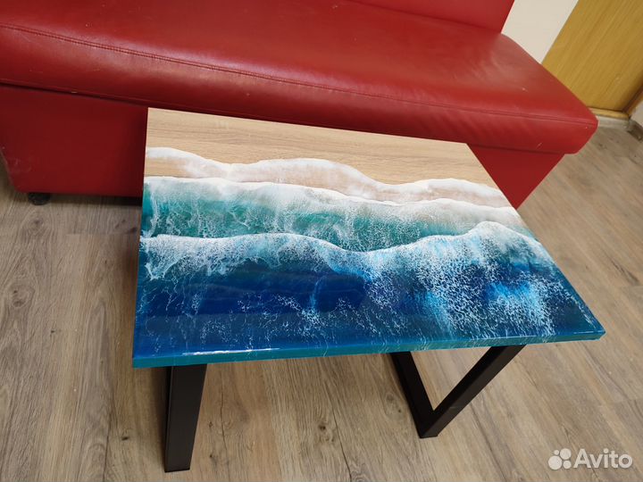 Журнальный столик из эпоксидной смолы