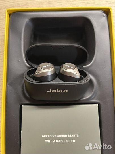 Беспроводные наушники jabra elite 75t