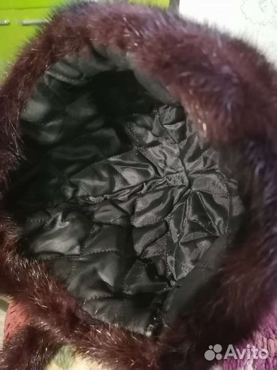 Шапка норковая женская