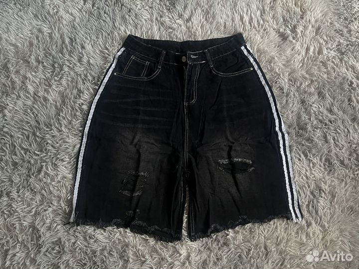 Шорты Balenciaga adidas distressed